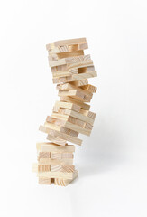 Block stacking game