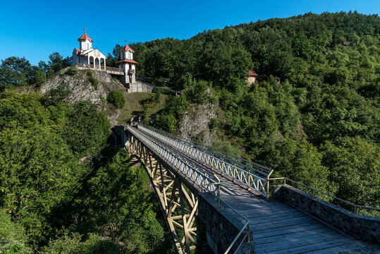 Church of the Transfiguration in Prolom Banja. Serbia