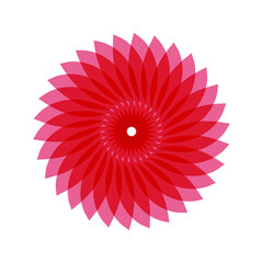 Flower icon trendy design template on white background