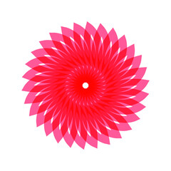 Flower icon trendy design template on white background