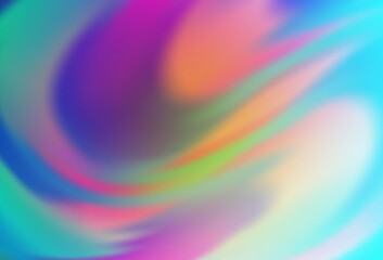 Obraz premium Light Multicolor, Rainbow vector blurred and colored pattern.