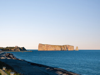 Pierce Rock viewed by sea, Quebec, Canada