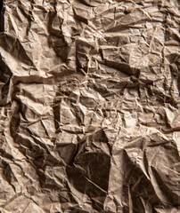 Crumpled paper as an abstract background.
