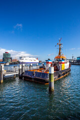 Obraz premium Hafen von Kiel, Schleswig Holstein, Deutschland 