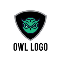 Owl logo icon vector template.