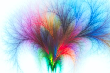 colorful feather background