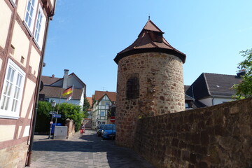 Fototapeta na wymiar Hexenturm Rotenburg an der Fulda