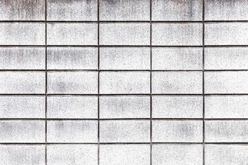 white cement block fence seamless background and pattern