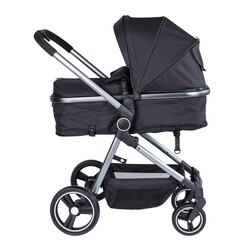 black baby pram stroller