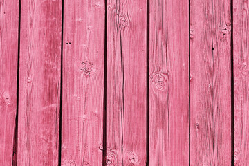 Fototapeta premium faded boards painted red. old wood texture background, vintage style