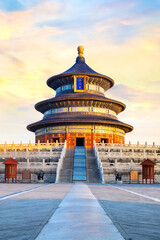 De Tempel van de Hemel in Peking, China
