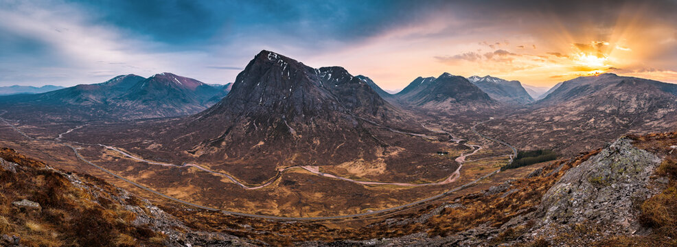 Panoramic view - Scottish Highlands