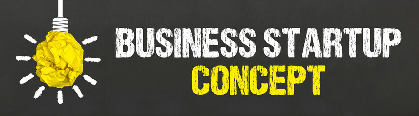 Fototapeta premium Business Startup Concept