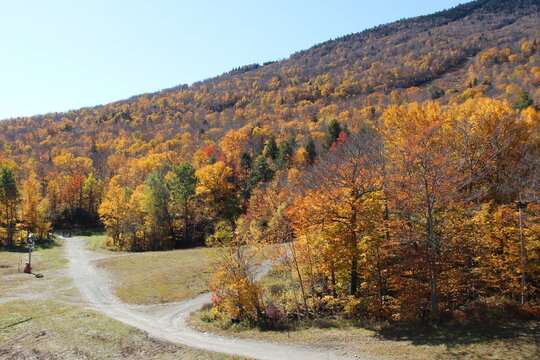 autumn landscape in the mountains