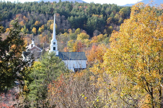 landscape with church