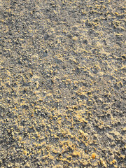 background of sand and small gravel stone texture