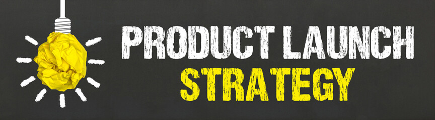 Fototapeta premium Product Launch Strategy 