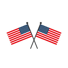 usa flags design, United states independence day and national theme Vector illustration