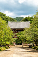 Old Hall st Daigoji Temple Complex in Kyoto, Japan
