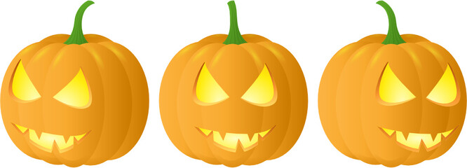 Collection de citrouilles Halloween 
