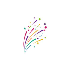 Fireworks Logo Template vector symbol