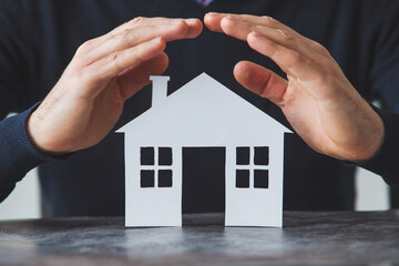 home security concept, insurance for real estate