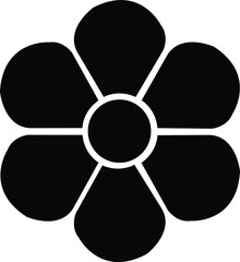 flat flower icon