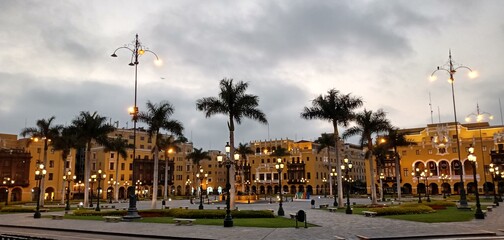 Plaza de Armas, Lima, Per&uacute;. 14/10/2020 