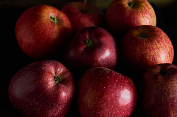red apples background