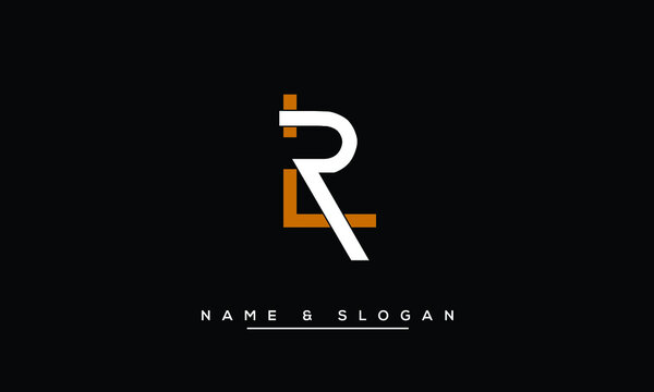 RL, LR, R, L  Abstract Letters Logo Monogram
