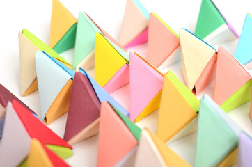 origami tetrahedrons