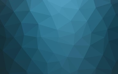Light BLUE vector triangle mosaic cover.