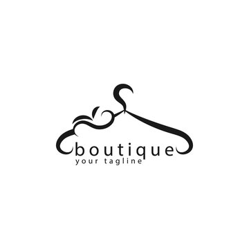 illustration of a minimalist logo design can be used for women's clothing products, symbols, signs, online shop logos, special clothing logos, boutique