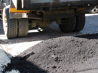 道路工事のアスファルト © Paylessimages