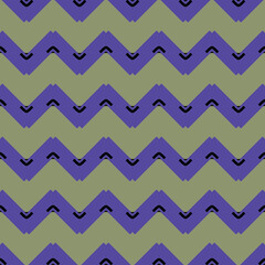 Vector seamless pattern texture background with geometric shapes, colored in green, purple, black colors.