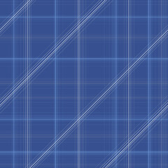Simple seamless backdrop with intersecting lines. Endless blue pattern in cell.Vector illustration