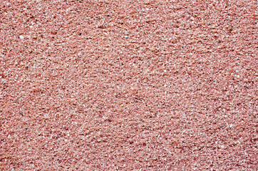 Decorative stucco wall of the house.