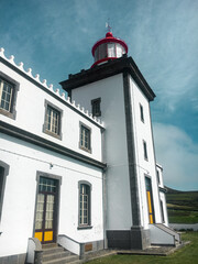 Fototapeta na wymiar old lighthouse in the town