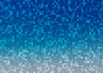 Light BLUE vector backdrop with rectangles, squares.