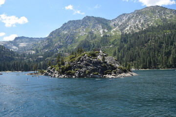 lake in the mountains