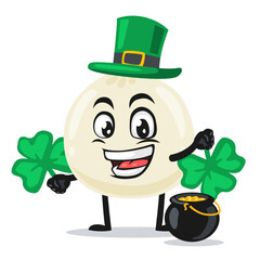 vector illustration of dimsum mascot or character