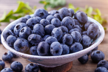 Fresh blueberry background. Blueberry Texture Close Blueberry Antioxidant Organic Superpeed Bowl Concept Healthy Nutrition