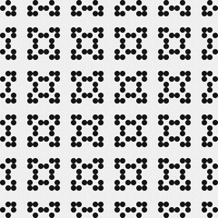 Abstract Cross Pattern Dots Logo generative computational art illustration