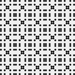 Naklejka premium Abstract Cross Pattern Dots Logo generative computational art illustration