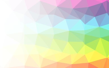 Light Multicolor, Rainbow vector abstract mosaic background.