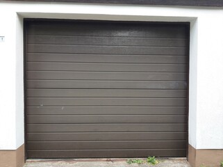 Obraz na płótnie Canvas modern and decorative garage door