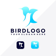 bird logo with vector app icon