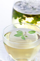 ペパーミントのハーブティー