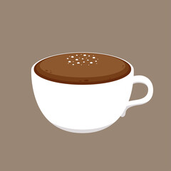 Coffee cup cartoon vector. Coffee menu vector.