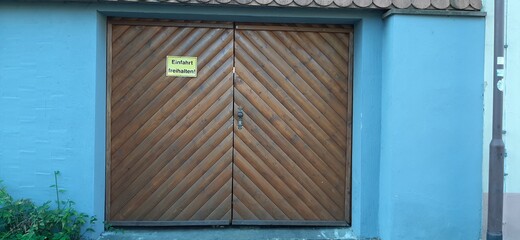 modern and decorative garage door